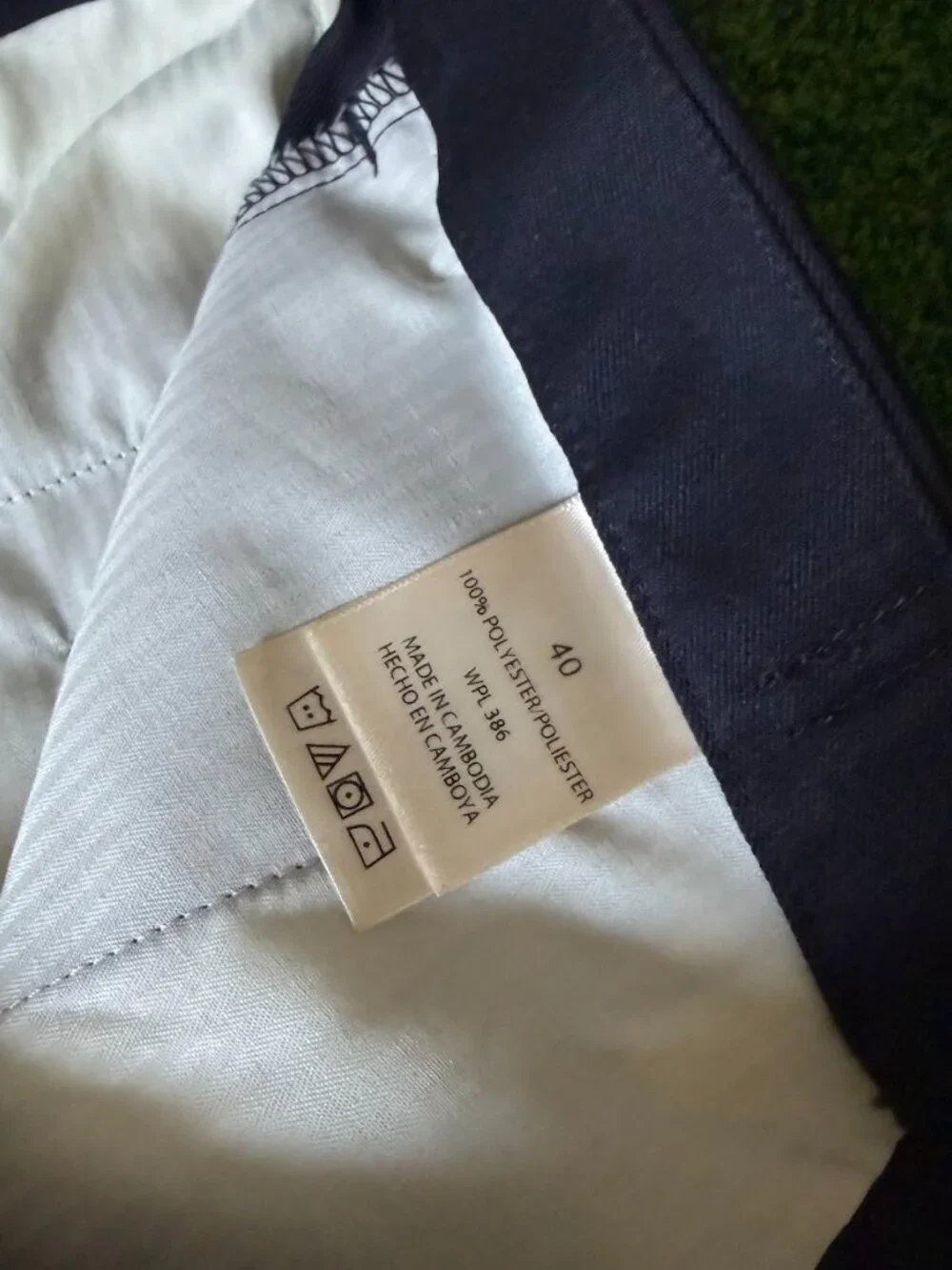 Haggar Cool 18 Performance Golf Shorts Men's Size 40 Navy Classic Pleated NWT